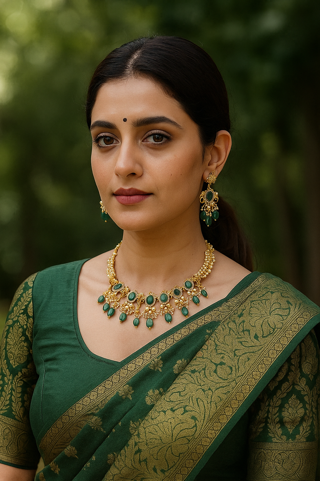 Antique Green Charm